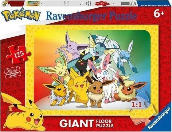 Ravensburger Ravensburger Polska Puzzle 125 elementów Gigant Pokemon