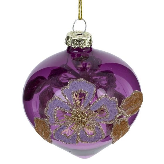 Набор из 12шт Украшение новогоднее &quot;Шар&quot;, D 8 см, L34 W25 H9 см