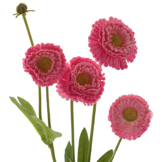 Цветок искусственный &quot;Маргаритка&quot;, L15 W7 H49 см, 2в.