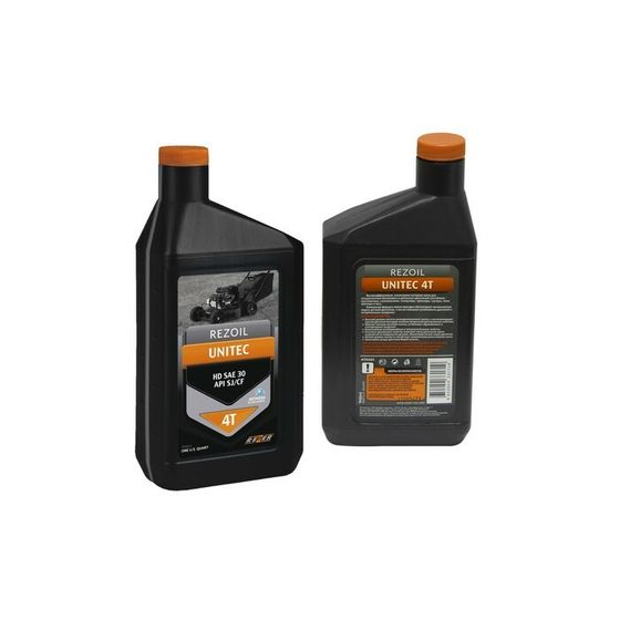 Масло Rezoil UNITEC 4Т, для 4Т двигателей, минеральное, HD SAE 30 API SJ/CF, 0.946 л