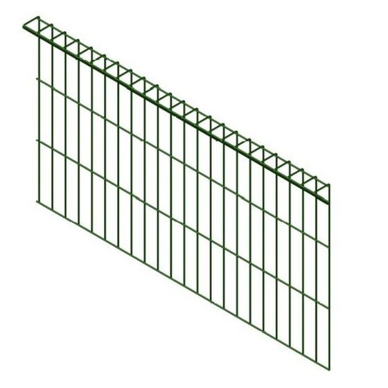 Панель DFence &quot;ФЛАГМАН&quot; VP 2550*900 яч.50х200 4мм Zn+ПП RAL6005