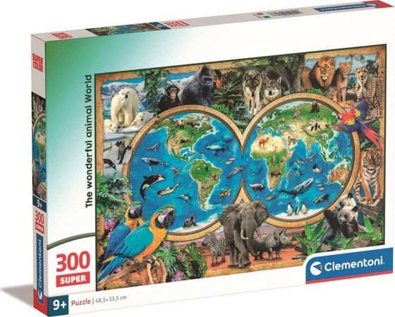 Clementoni CLE пазл 300 Супер Чудо Животный Мир 21723