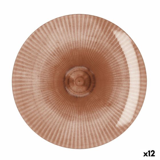 Пластиковая плоская тарелка Quid Sunset Coral 26 см (12 шт.)