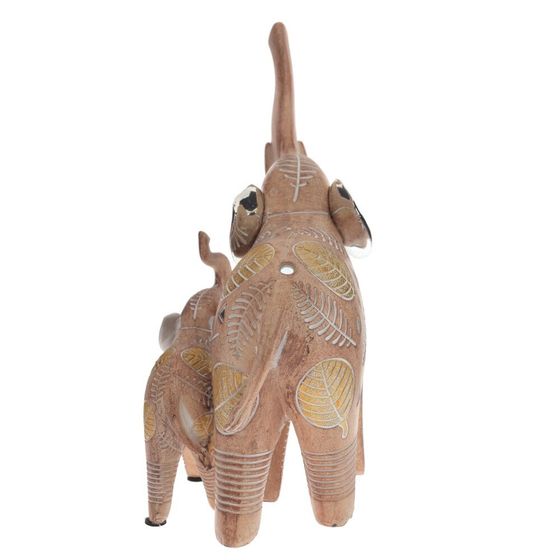 Фигурка декоративная &quot;Слоны&quot;, Д15,5 Ш10 В22 см