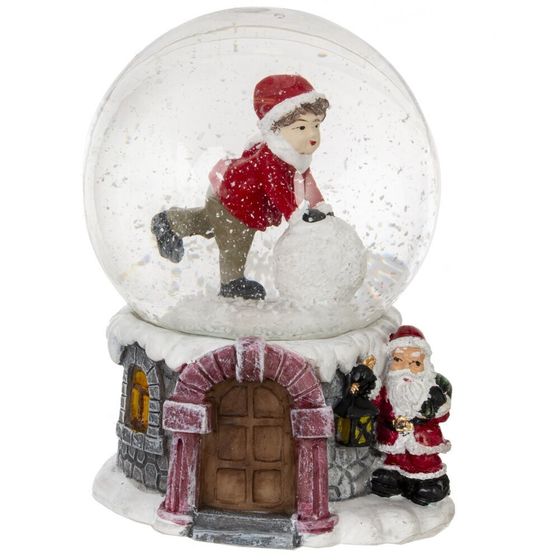 Фигурка декоративная &quot;Дети&quot; в стекл шаре, L5,5 W5,5 H6 см, 4в.