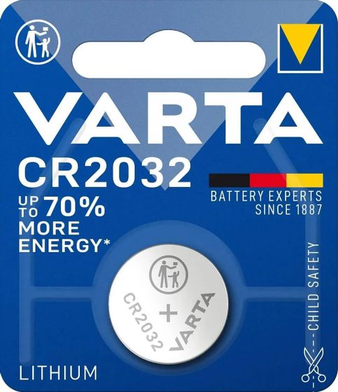 Батарейка Varta Electronics BL1 Lithium CR2032 блистер (1шт)