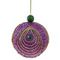 Украшение новогоднее Шар "Павлиний глаз", D 11 см, L11 W11 H14 см