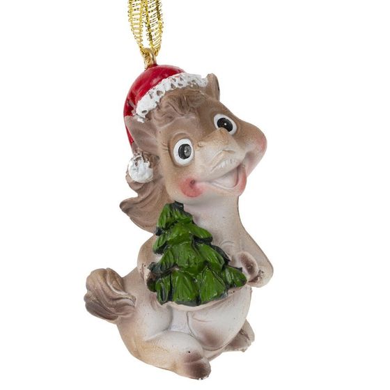 Фигурка декоративная подвесная &quot;Лошадка&quot;, L4,5 W4 H7 см, 4в.