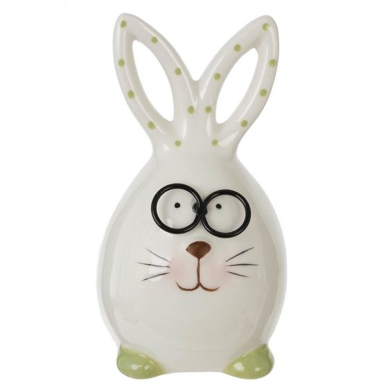 Фигурка декоративная "Заяц", L6,5 W6,5 H11 см