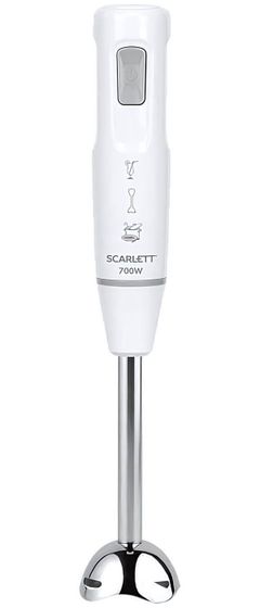 Блендер погружной Scarlett SC-HB42S13 700Вт белый