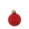 Набор из 25шт, Украшение новогоднее Шар &quot;Снежок красный&quot;, D3/2 см, L8 W8 H16,5 см