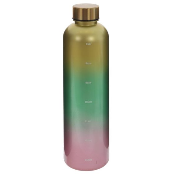 Бутылка, 1000 мл, L7,5 W7,5 H28,5 см, дизайн микс