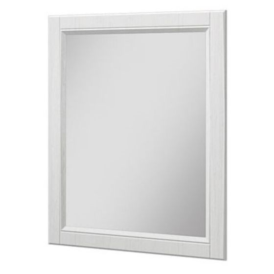 Зеркало «Валенсия», 800 × 800 мм, цвет белый / орех
