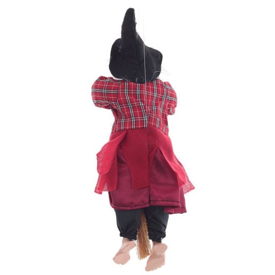 Игрушка набивная &quot;Баба-яга&quot;, Д15 Ш11 В28 см, 3в.