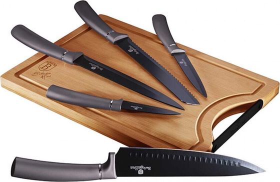 Berlinger Haus Набор из 5 кухонных ножей с доской berlinger haus bh-2567!