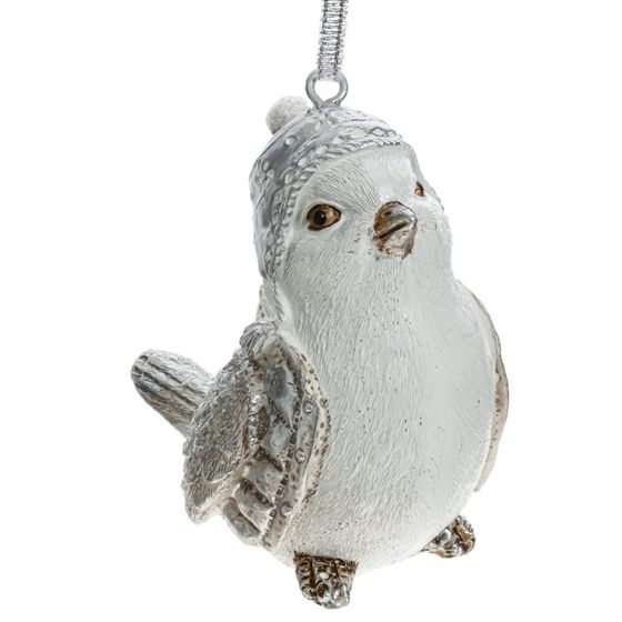 Фигурка декоративная подвесная &quot;Птичка&quot;, L7 W5,5 H9 см, 2в.