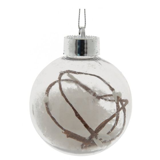 Набор из 6шт Украшение новогоднее "Шар", D 10 см L23 W8 H26 см