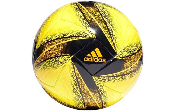 Adidas Size 5 Soccer TPU Machine Stitched Soccer Ball Unisex Yellow Black