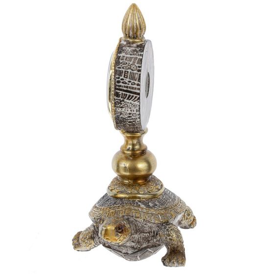 Часы настольные декоративные &quot;Черепаха&quot;, Д15 Ш10 В20,5 см