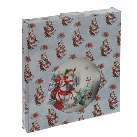 Блюдо &quot;Лошадь&quot;, L20,5 W23 H2 см