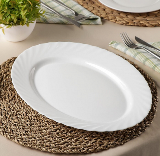 Блюдо овальное ТРИАНОН 35см (65669)