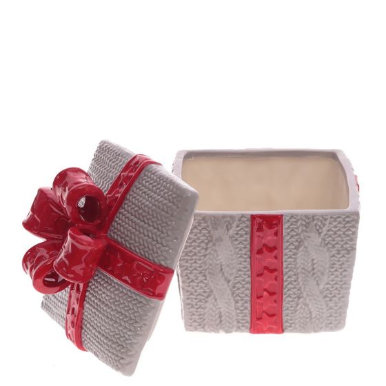 Конфетница &quot;Подарок&quot;, 850 мл, L14 W14 H15 см