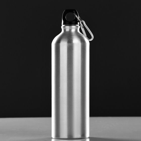 Бутылка для воды, 750 мл &quot;Классика&quot;, 7 х 24.5 см, корпус из алюминия