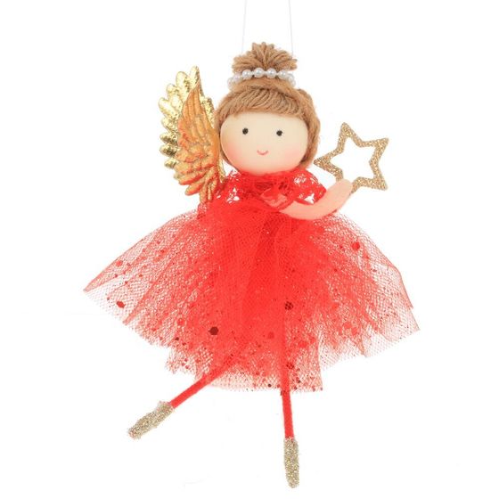 Изделие декоративное подвесное &quot;Девочка&quot;, L10 W3 H14 см, 3в.