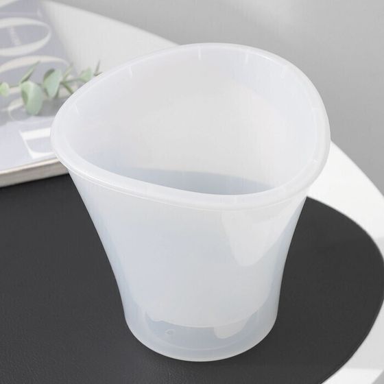 !09 Кашпо для цветов со вставкой «Лагуна», 1,5 л, цвет прозрачный