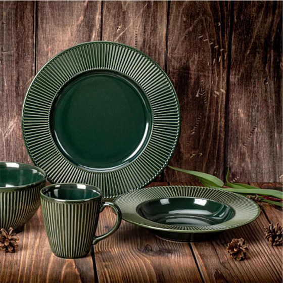 Тарелка обеденная EMERALD GREEN 27см