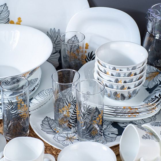 Столовый набор  КАРИН ПАЛМ СПРИНГС 46 предметов