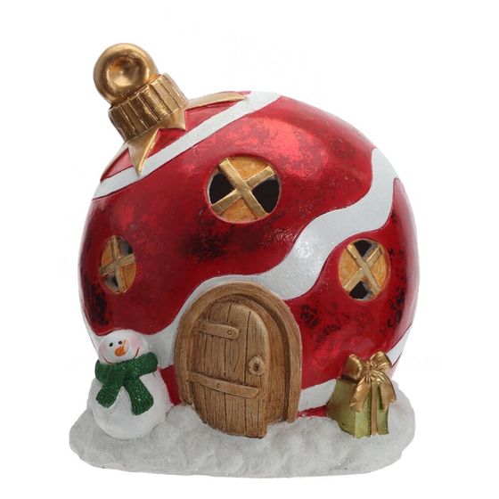 Фигурка декоративная &quot;Домик&quot; с подсветкой (АААх3, н/п) , L29 W32 H37 см, 2в.