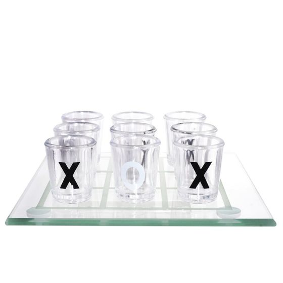 Игра настольная (питейная) &quot;Крестики-нолики&quot;, L25 W6 H25 см