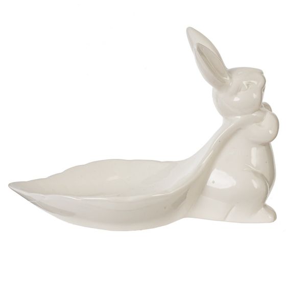 Блюдо "Заяц", L18 W7,5 H12,5 см