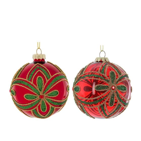 Украшение новогоднее &quot;Шар&quot;, L8 W8 H9 см, 2в.