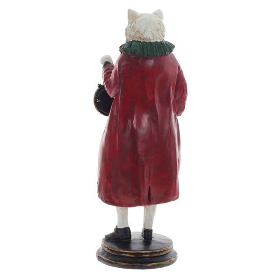 Фигурка декоративная &quot;Кот&quot; с часами, L14 W13 H41 см