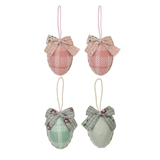 Набор из 2-х изделий декоративных подвесных "Яйцо" (3,5*6), L10 W12,5 H3,5 см, 2в.