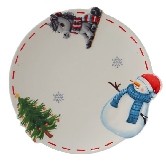 Тарелка &quot;Лошадка&quot;, L21 W21 H2 см