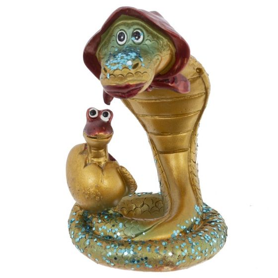 Фигурка декоративная &quot;Змейка&quot;, L6,5 W7 H9,5 см, 3в.