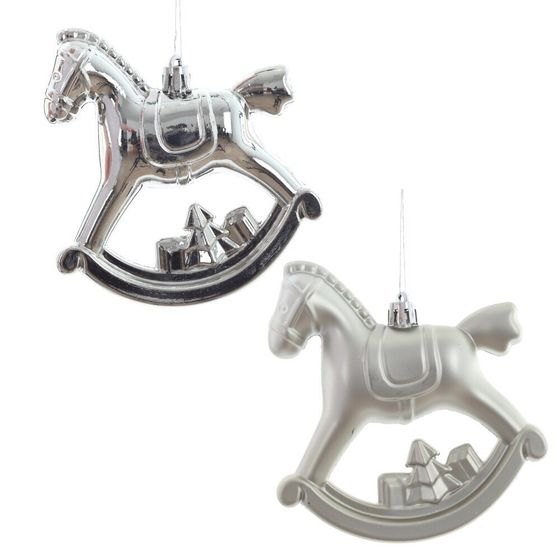 Набор из 2шт, Украшение новогоднее &quot;Лошадка&quot;, L11 W5 H10 см