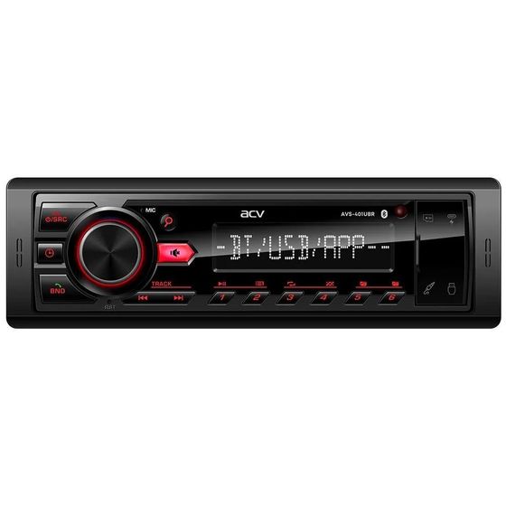 Автомагнитола ACV AVS-401UBR 1DIN 4x50Вт AUX/Bluetooth Android/iOS 1.3&quot;