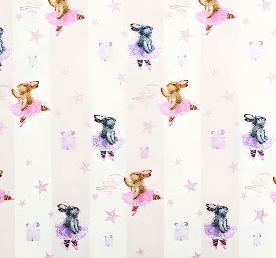 !09 Бумага упаковочная (набор 4 листа) глянцевая «Сюрприз для тебя», 100 х 70 см.