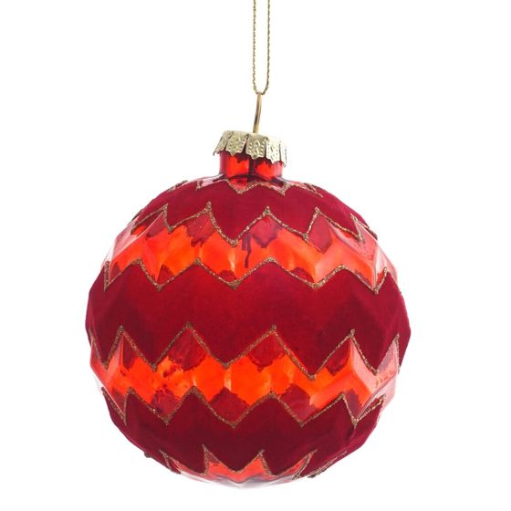 Украшение новогоднее "Шар", L8 W8 H10,5 см, 2в.