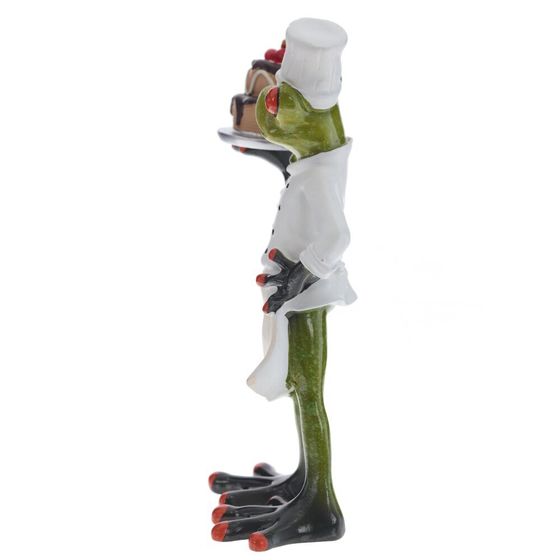 Фигурка декоративная "Лягушка", L9,5 W5,5 H19 см