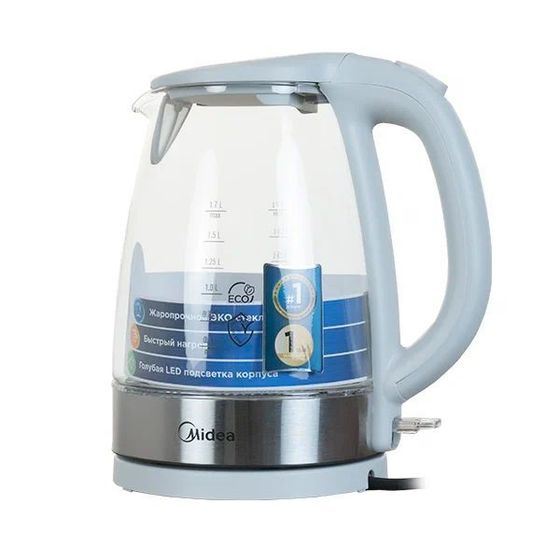 Чайник электрический Midea MK-8017 1.7л. 2200Вт белый