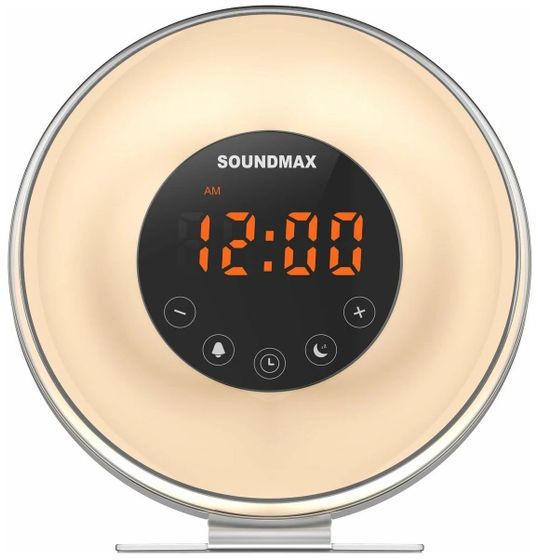 Радиочасы Soundmax SM-1596 белый