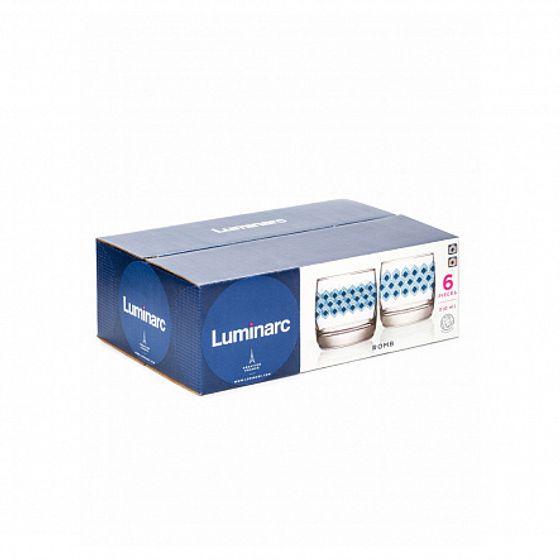 Набор стаканов РОМБ ТОПАЗ 6шт 310мл низкие