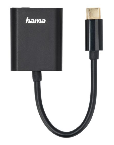 Разветвитель USB 2.0 Hama 1порт. черный (00135748)