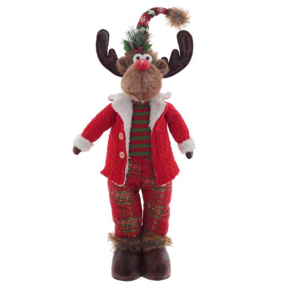 Игрушка набивная &quot;Олень&quot;, L27 W16 H76/42 см, 2в.