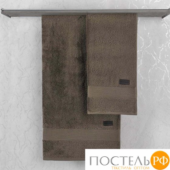 Пол-Кр-50х90кф Carlos (кофе) 50х90 Полотенце Махровое
